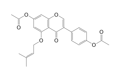 7,4'-Diacetoxy-5-(3-methylbut-2-enyloxy)isoflavone