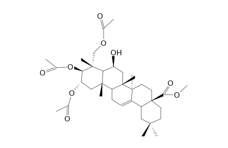 2A,3B,23-TRIACETOXY-6-HYDROXYOLEAN-12-EN-OATE;METHYL TERMINOLATE TRIACETATE