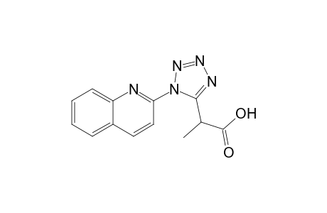 2-(1-quinolin-2-yltetrazol-5-yl)propanoic acid