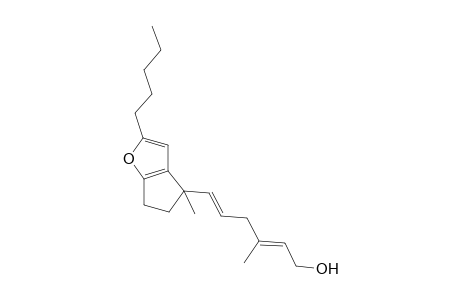 (RS,E,E)-6-[5,6-Dihydro-4-methyl-2-pentyl-4H-cyclopenta[b]furan-4-yl]-3-methylhexa-2,5-dien-1-ol