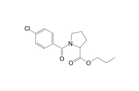 L-Proline, N-(4-chlorobenzoyl)-, propyl ester