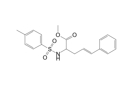 Methyl (E)-2-(4-tolylsulfonylamino)-5-phenylpent-4-enoate