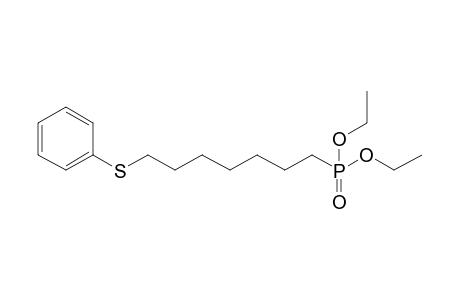 Diethyl (phenylthio)heptylphosphonate