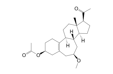 3a-Acetoxy-B-homo-6as-methyloxy-pregna-5(10)-en-20-one