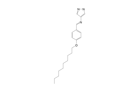 1H-4-(4-N-DECYLOXYBENZYLIDENE)-AMINOPYRAZOLE