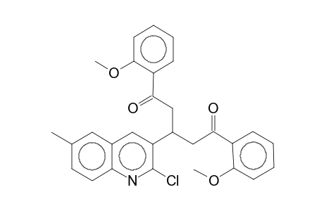 2-chloro-3-[di(2-methoxybenzoylmethyl)methyl]-6-methylquinoline
