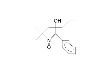 3-Allyl-3-hydroxy-5,5-dimethyl-2-phenyl-1-pyrroline 1-oxide