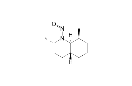 N-Nitroso-2.beta.,8.alpha.-dimethyl-trans-decahydroquinoline