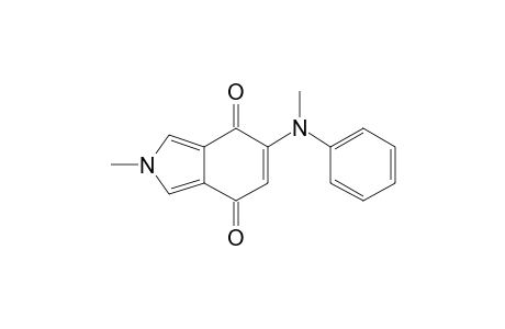 2-METHYL-5-(N-METHYLANILINO)-2H-ISOINDOL-4,7-DIONE