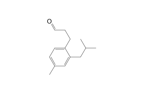 3-(2-isobutyl-4-methylphenyl)propanal