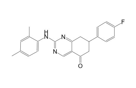 2-(2,4-dimethylanilino)-7-(4-fluorophenyl)-7,8-dihydro-5(6H)-quinazolinone