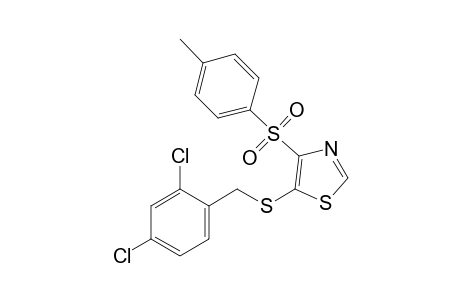 5-[(2,4-dichlorobenzyl)thio]-4-(p-tolylsulfonyl)thiazole