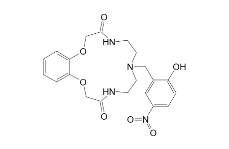 7-[2'-Hydroxy-5'-nitrobenzyl]-5,6,7,8,9,10-hexahydro-2H-1,13,4,7,10-benzodioxatriazacyclopentadecine-3,11(4H,12H)-dione