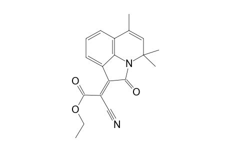 Cyano(4,4,6-trimethyl-2-oxo-4H-pyrrolo[3,2,1-ij]quinolin-1-ylidene)acetic acid, ethyl ester
