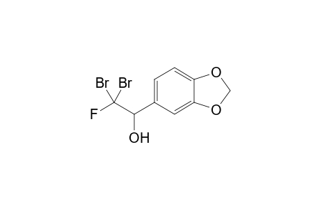 2,2-Dibromo-2-fluoro-1-(3,4-methylenedioxyphenyl)ethanol