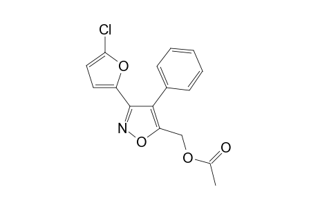 5-Acetoxymethyl-3-(5-chlorofuran-2-yl)-4-phenylisoxazole