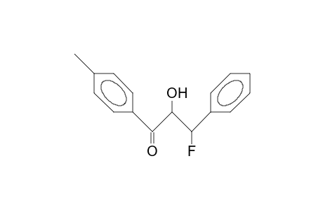 threo-2-Hydroxy-3-fluoro-1-(4-tolyl)-3-phenyl-propan-1-one