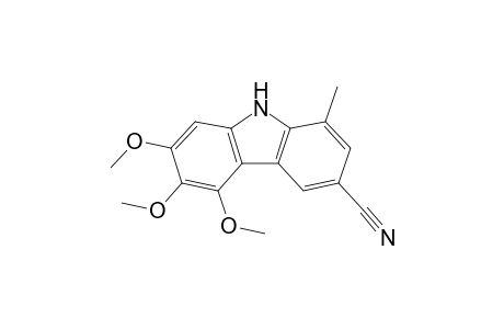 5,6,7-trimethoxy-1-methyl-9H-carbazole-3-carbonitrile