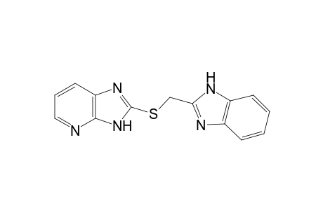 2-(1H-benzimidazol-2-ylmethylsulfanyl)-1H-imidazo[4,5-b]pyridine