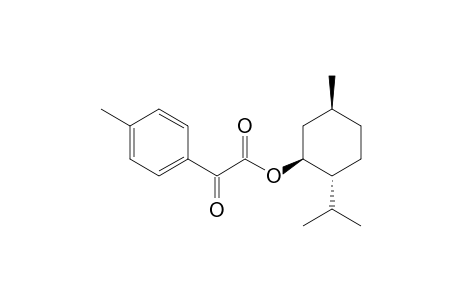 (1S,2R,5S)-2-Isopropyl-5-methylcyclohexyl 2-oxo-2-p-tolylacetate