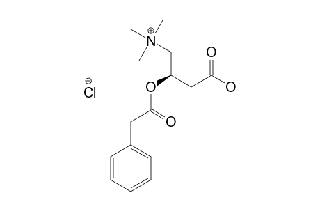 (R)-(3-CARBOXY-1-PHENYLACETOXYPROPYL)-TRIMETHYLAMMONIUM-CHLORIDE