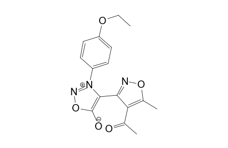 3-(p-Ethoxyphenyl)-4-(4'-acetyl-5'-methyloxazol-3'-yl)sydnone