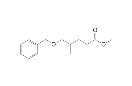 Methyl 5-[benzyloxy]-2,4-dimethylpentanoate