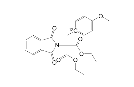 Diethyl 4-Methoxy[1-13C]benzylphthalimidomelonate