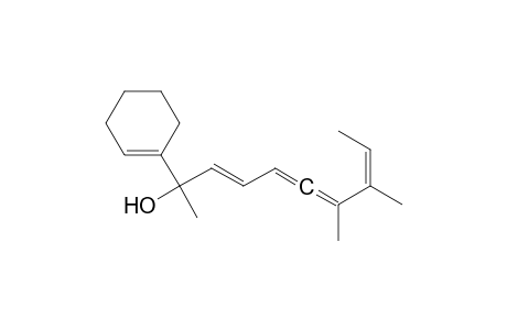 1-Cyclohexene-1-methanol, .alpha.-(5,6-dimethyl-1,3,4,6-octatetraenyl)-.alpha.-methyl-