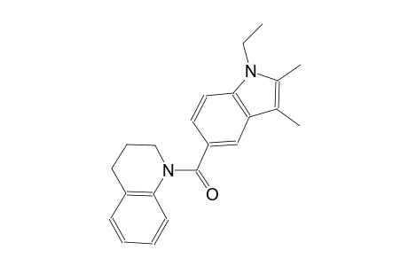 1-[(1-ethyl-2,3-dimethyl-1H-indol-5-yl)carbonyl]-1,2,3,4-tetrahydroquinoline