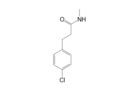 N-Methyl-3-(4'-chlorophenyl)propionamide