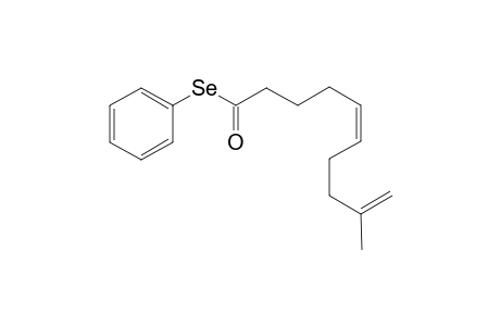 (5Z)-9-methyldeca-5,9-dieneselenoic acid Se-phenyl ester
