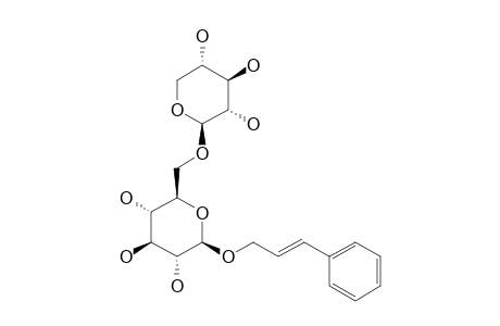 CINNAMYL-6-O-(BETA-D-XYLOPYRANOSYL)-BETA-D-GLUCOPYRANOSIDE