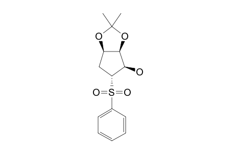 (1R,2R,3S,4R)-1-BENZENESULFONYL-2-HYDROXY-3,4-ISOPROPYLIDENEDIOXY-CYCLOPENTANE