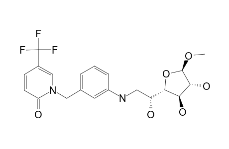 METHYL-6-DEOXY-6-[3-(5-TRIFLUOROMETHYL-2(1H)-PYRIDONE-1-YL-METHYLENE)-ANILINO]-BETA-D-GALACTOFURANOSIDE