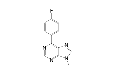 9-Methyl-6-(p-fluorophenyl)-9H-purine