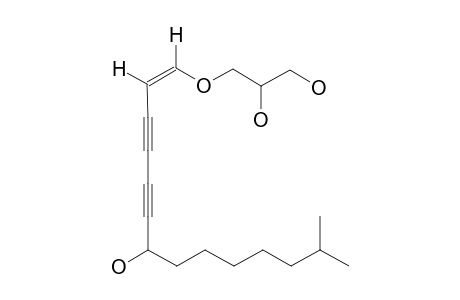 3-{[(1-Z)-7-HYDROXY-13-METHYL-TETRADECA-1-ENE-3,5-DIYNYL]-OXY}-1,2-PROPANE-DIOL