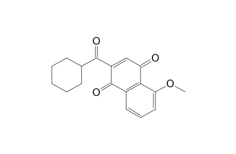 1,4-Naphthalenedione, 2-(cyclohexylcarbonyl)-5-methoxy-