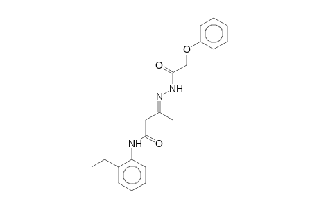 2'-Ethyl-3-[(phenoxyacetyl)hydrazono]butyranilide