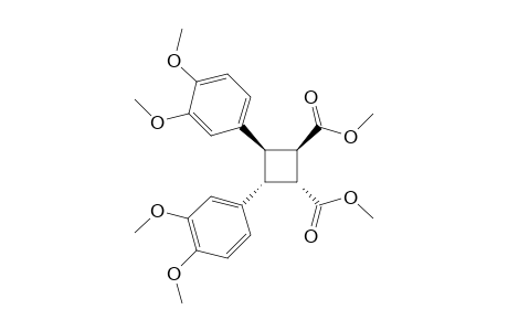Dimethyl t-3,c-4-di(3,4-dimethoxyphenyl)cyclobutane-r-1,t-2-dicarboxylate