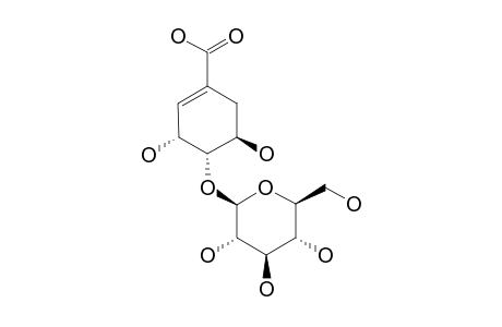 4-O-BETA-D-GLUCOPYRANOSYL-SHIKIMIC-ACID