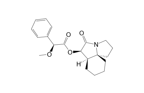 (1R,6aR,10R)-.alpha.-Methoxyoctahydro-2-oxo-2H-cyclohexa[h]pyrroizin-1-ylbenzeneacetic acid ester