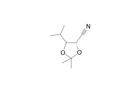 (S)-4-Cyano-2,2-dimethyl-5-isopropyl-1,3-dioxolane