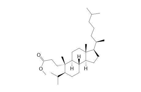 2,3-Secocholestane-2-carboxylic acid, 4-methyl-, methyl ester, (5.beta.)-