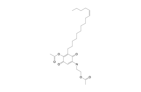 2-HYDROXY-5-(ETHANOLAMINO)-3-(10'-Z-PENTADECENYL)-1,4-BENZOQUINONE-DIACETATE