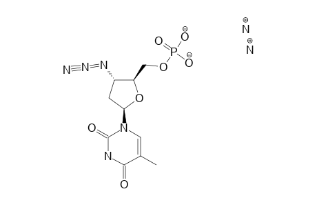 DIAMMONIUM-(3'-AZIDO-3'-DEOXYTHYMIDIN-5'-YL)-PHOSPHATE