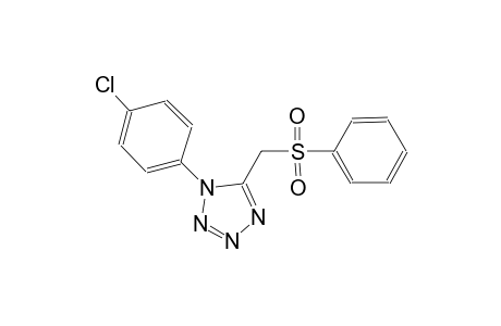 1H-1,2,3,4-Tetrazole, 1-(4-chlorophenyl)-5-[(phenylsulfonyl)methyl]-