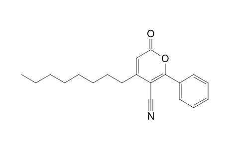 4-Octyl-2-oxo-6-phenyl-2H-pyran-5-carbonitrile