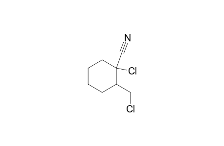 (-)-1-chloro-1-cyano-2-(chloromethyl)-cyclohexane