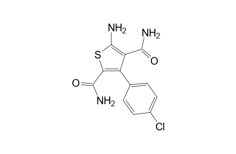 5-Amino-3-(4-chlorophenyl)thiophene-2,4-dicarboxamide